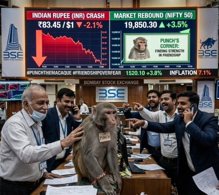 Punch" the Macaque: The Healing Power of Friendship