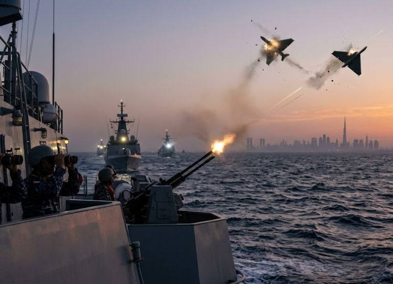 UAE Drone Strike, Dubai Shipping News, Iran-Israel War Update, Persian Gulf Maritime Security, Middle East Tension 2026