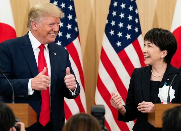 takaichi takes on trump, sanae takaichi trump meeting, japan us relations 2026, trump japan warships request, us japan alliance news, middle east oil crisis japan, global security news.