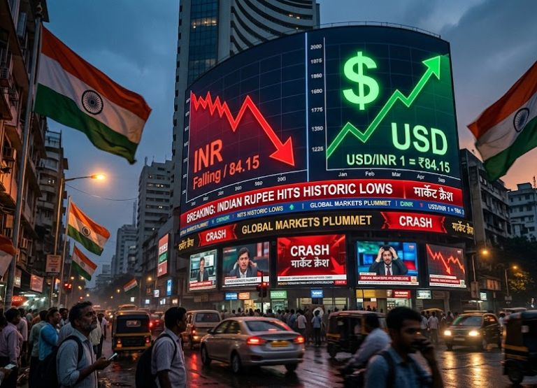 Indian rupee news, rupee falls today, India economy news, rupee record low, dollar vs rupee, India inflation news, rupee crisis India, India financial news, rupee fall 2026, India economy crisis, Indian currency news, rupee vs dollar India, India business news today