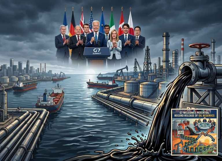 G7 Welcomes Potential Record Release of Oil Reserves to Curb Soaring Energy Prices