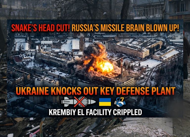 Surgical Strike: Ukraine Uses Storm Shadows to Level Key Russian Missile Component Plant